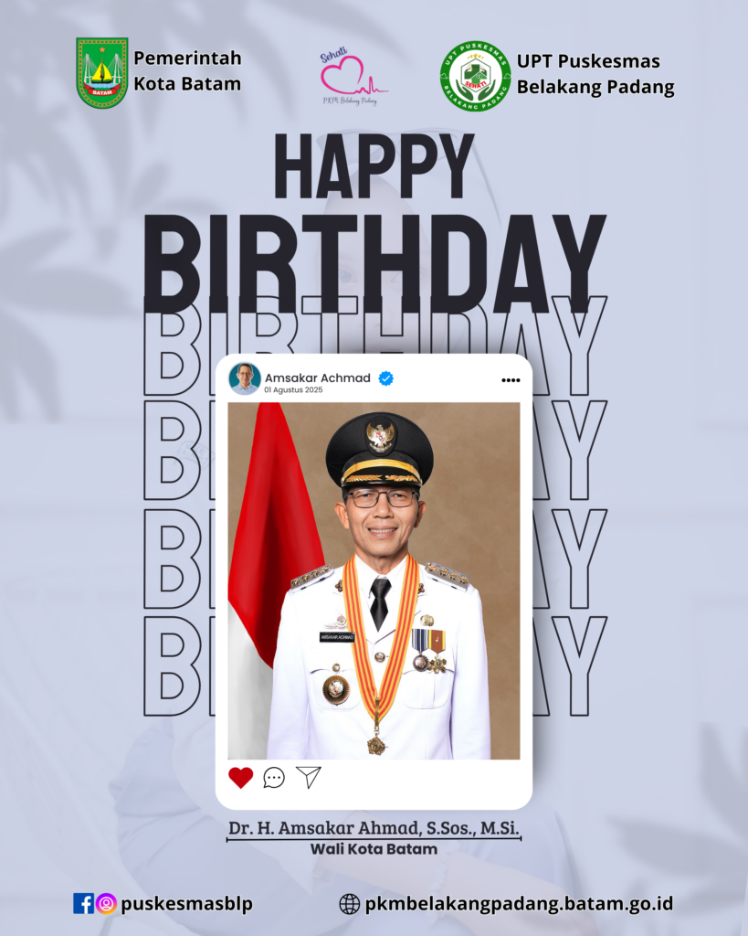 Selamat Ulang Tahun kepada Bapak Dr. H. Amsakar Ahmad, S.Sos., M.Si ...
